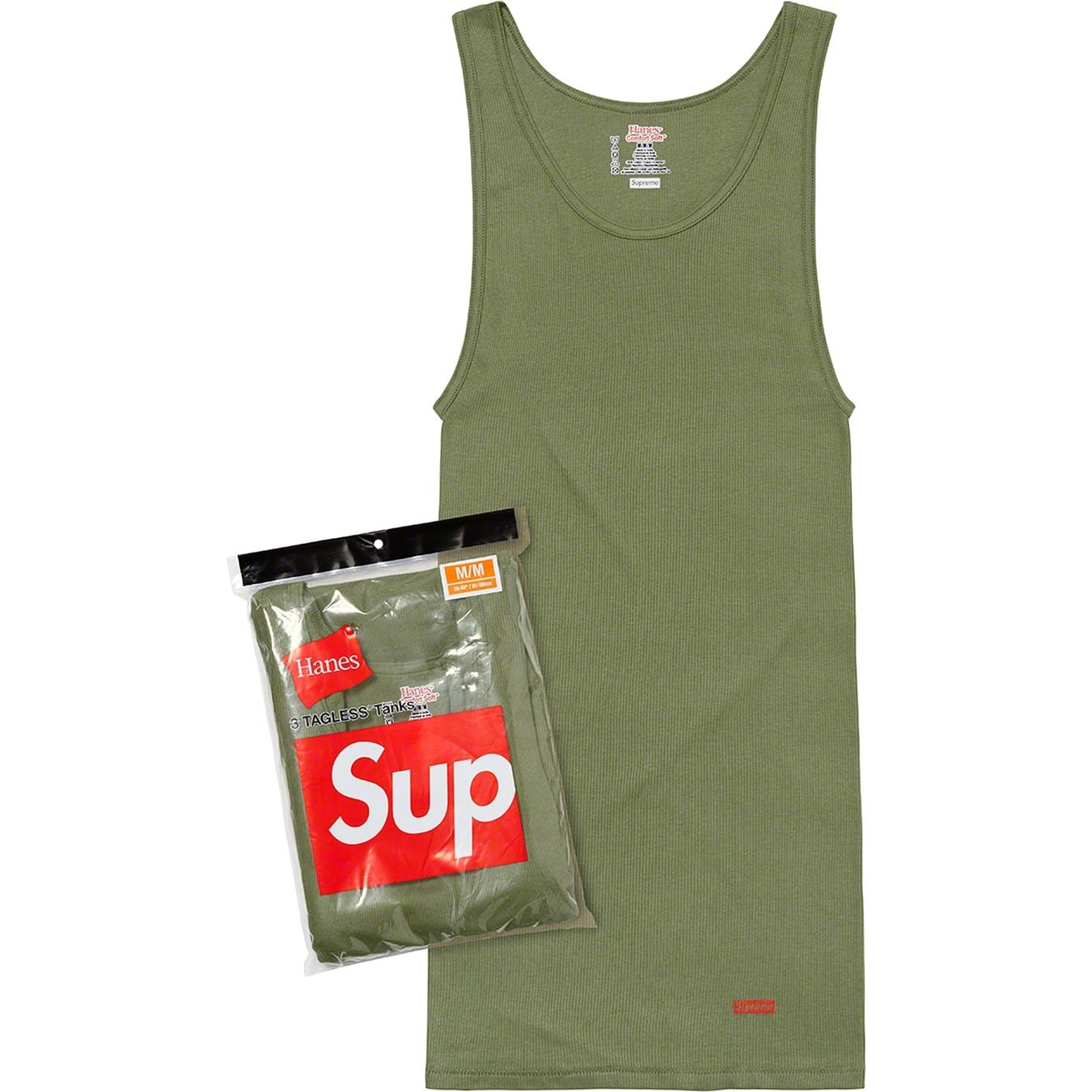Supreme®/Hanes® Tagless Tank Tops (3 Pack) view 2